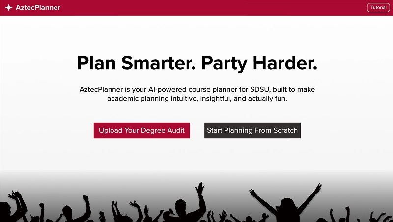 Screenshot of AztecPlanner project