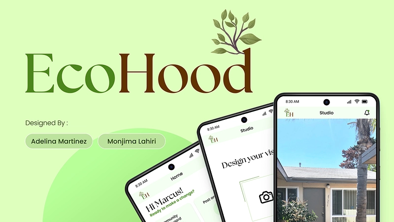 Screenshot of EcoHood project