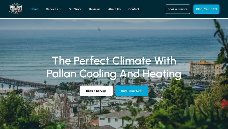 Screenshot of Pallan Cooling and Heating project